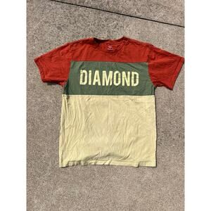 Diamond Supply Co. Top Men Size Large Graphic Logo Short Sleeve Tee Shirt